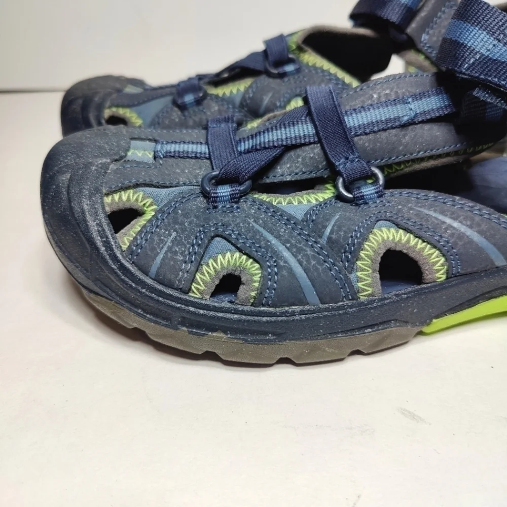 Merrell Hydro Hiker Sport Outdoor Waterproof Sandals Blue Green Size 7M